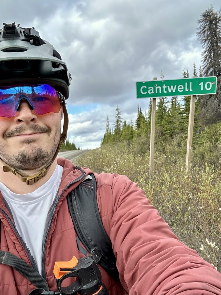 Man biking