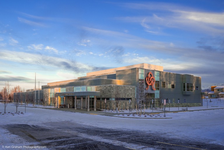 Exterior of blood bank of alaska
