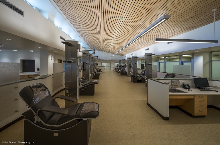 Patients chairs for blood draw