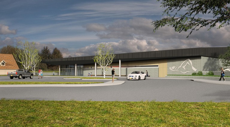Rendering of building